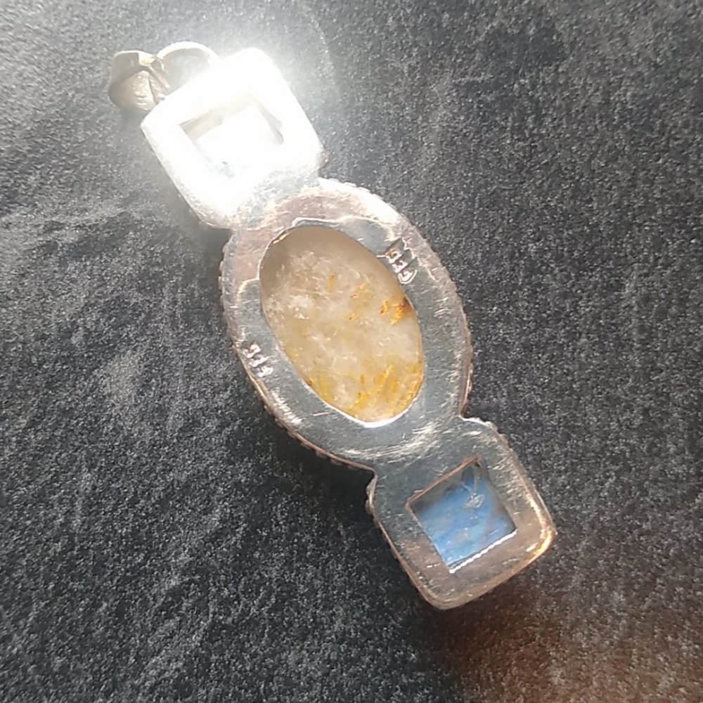 Moonstone and Rutilated Quartz - Picture 7 of 8